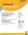 ISO 9001:2015 Certificate of Registration - United States - Valid until July 2027 